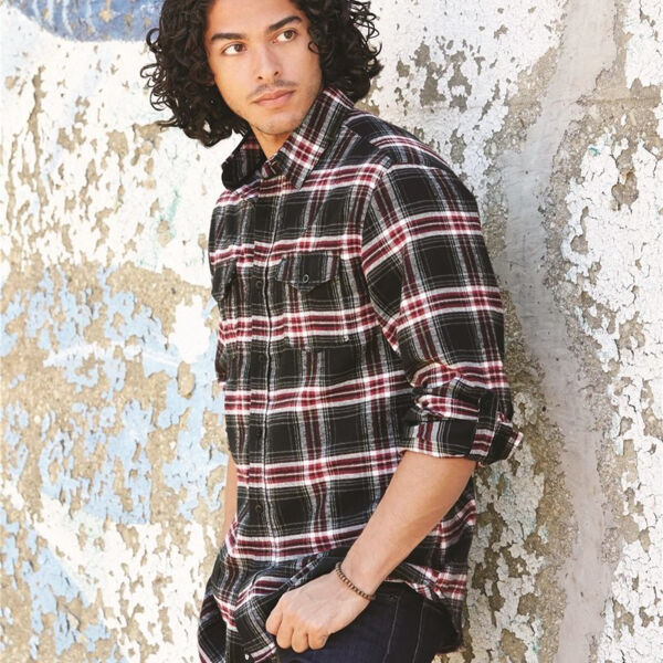 Yarn-Dyed Long Sleeve Flannel Shirt Thumbnail